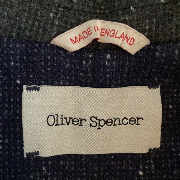 OLIVER SPENCER wool tweed blazer size 38 - Picture 5 of 14